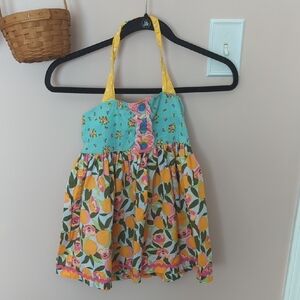 Matilda Jane Multicolor Striped Halter Shirt Size 10